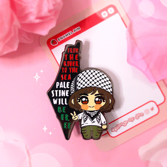 #istandwithpalestine : Charity Enamel Pin