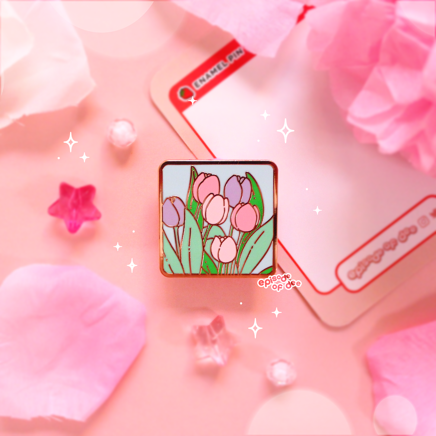 secret garden : enamel pin collection