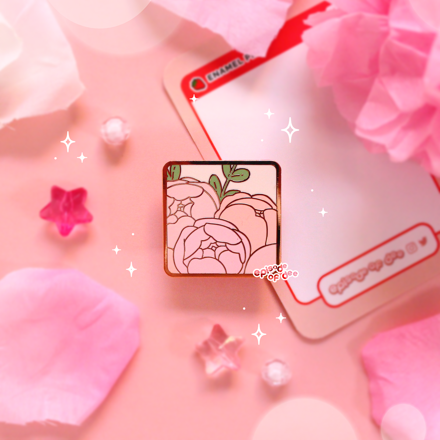secret garden : enamel pin collection