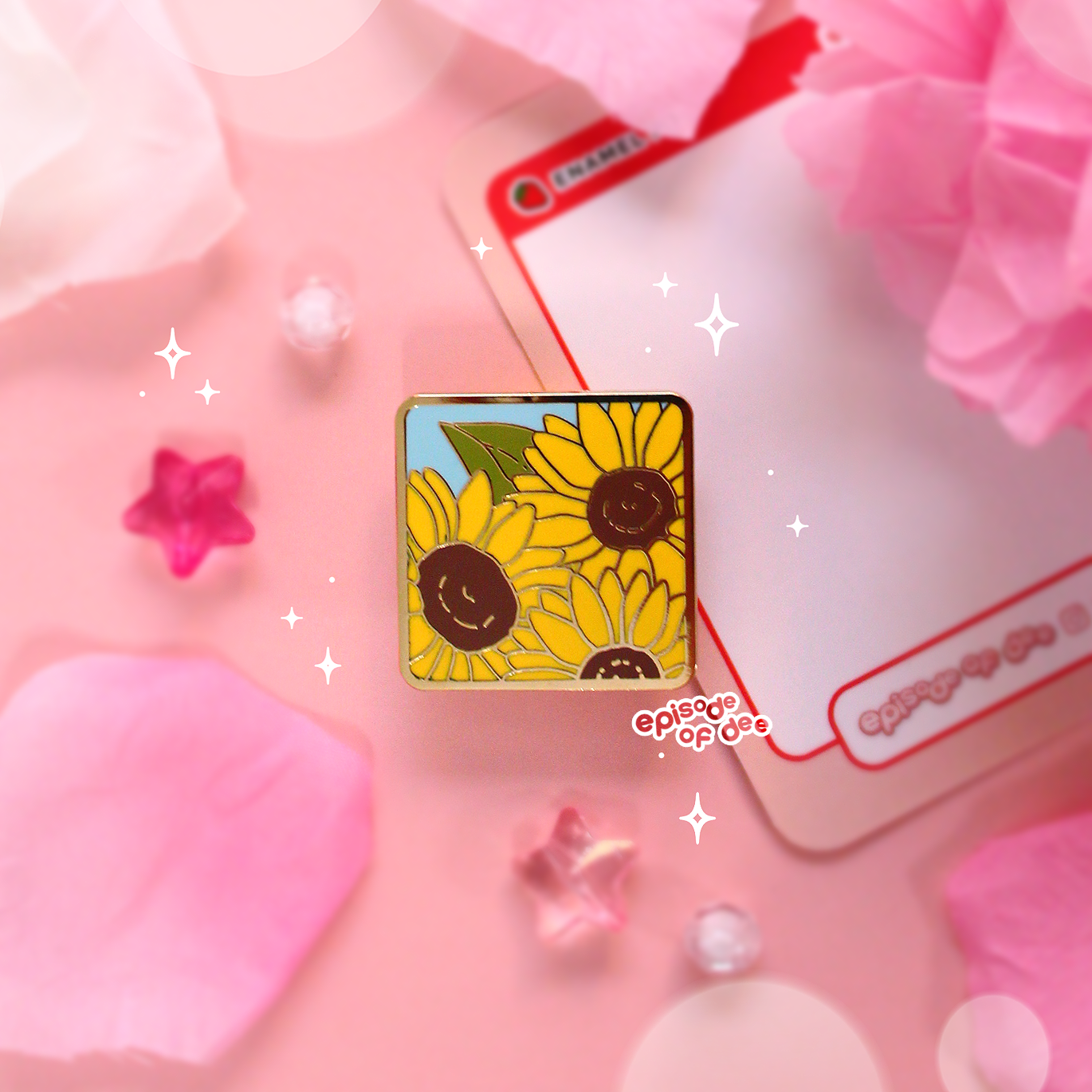 secret garden : enamel pin collection
