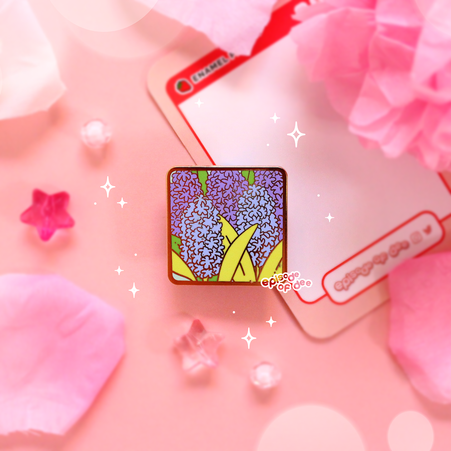 secret garden : enamel pin collection