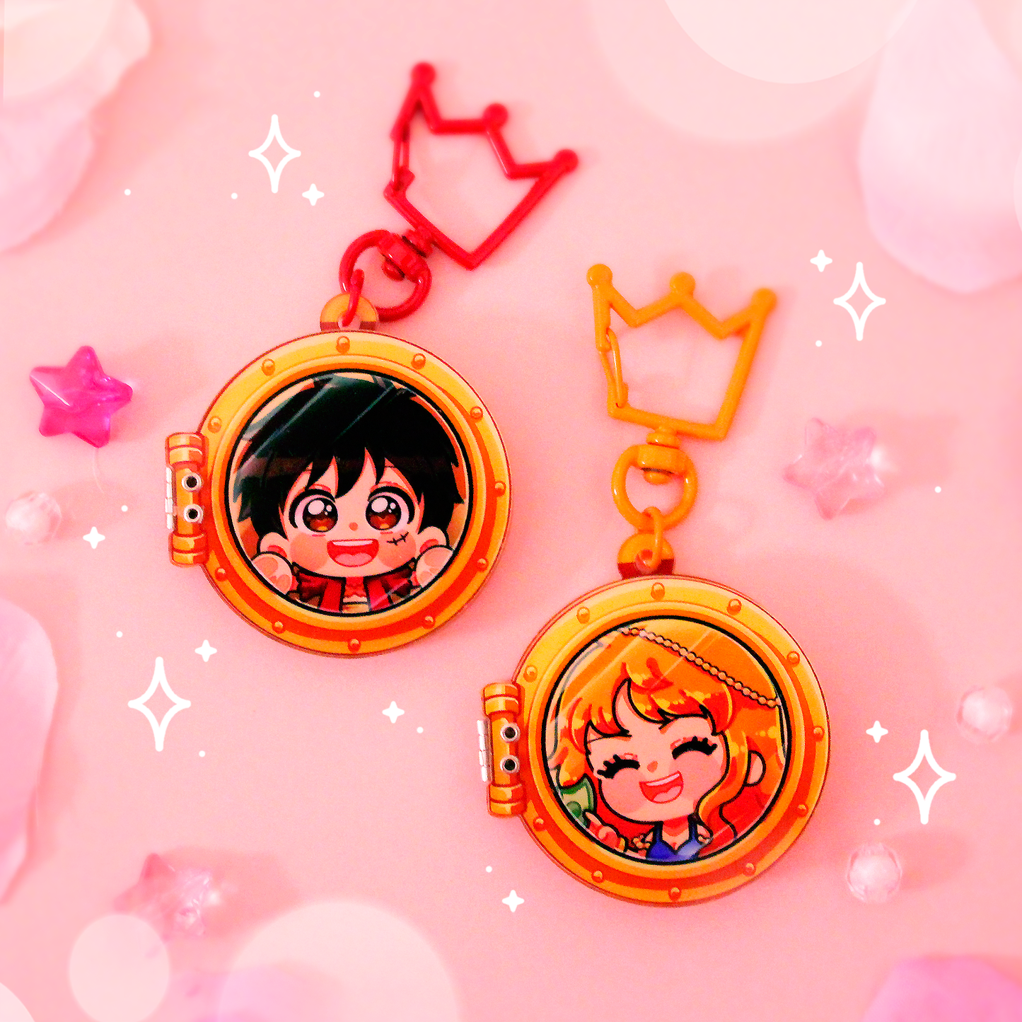 pirate ship porthole : acrylic keychains