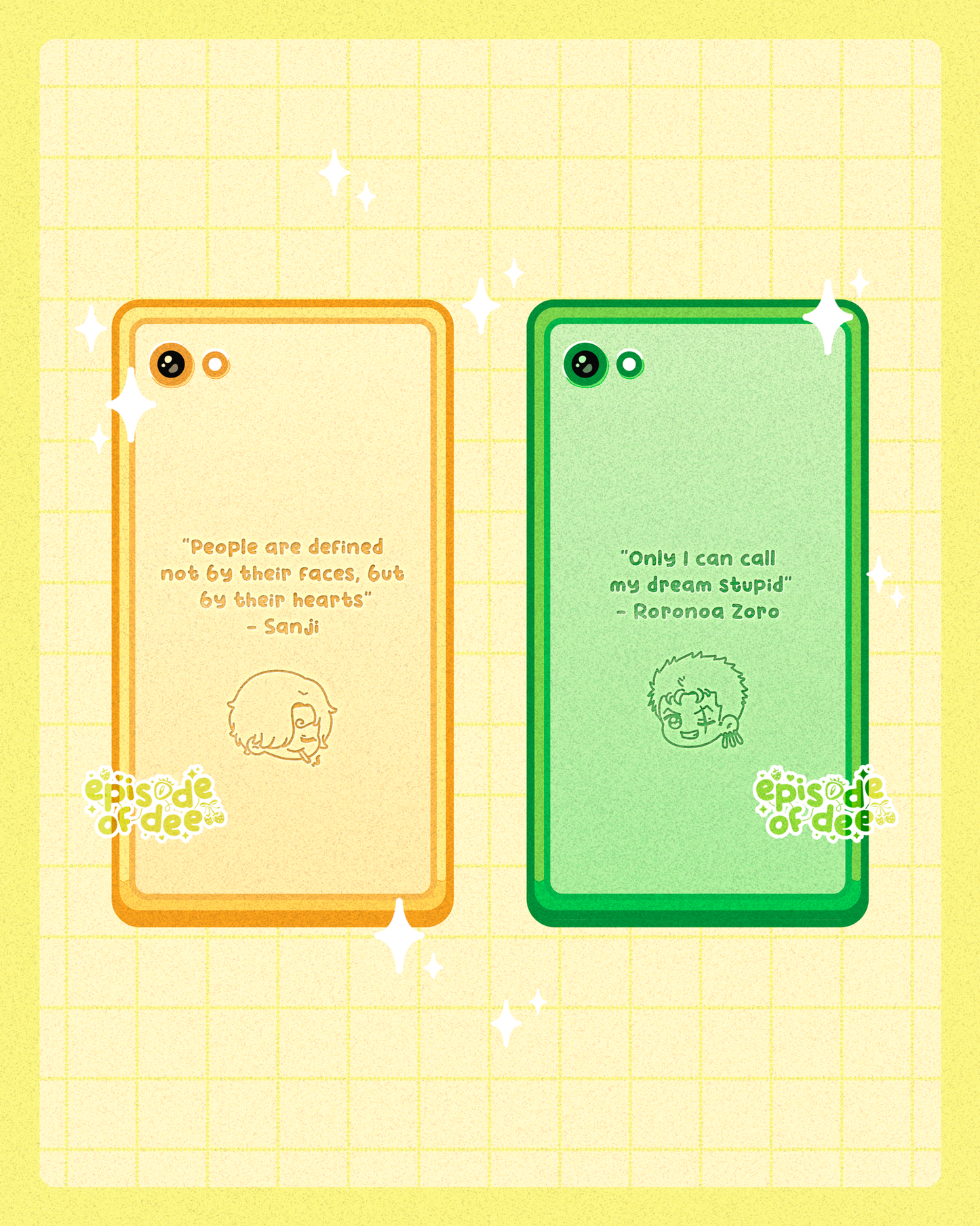 pirate smartphones : acrylic keychains