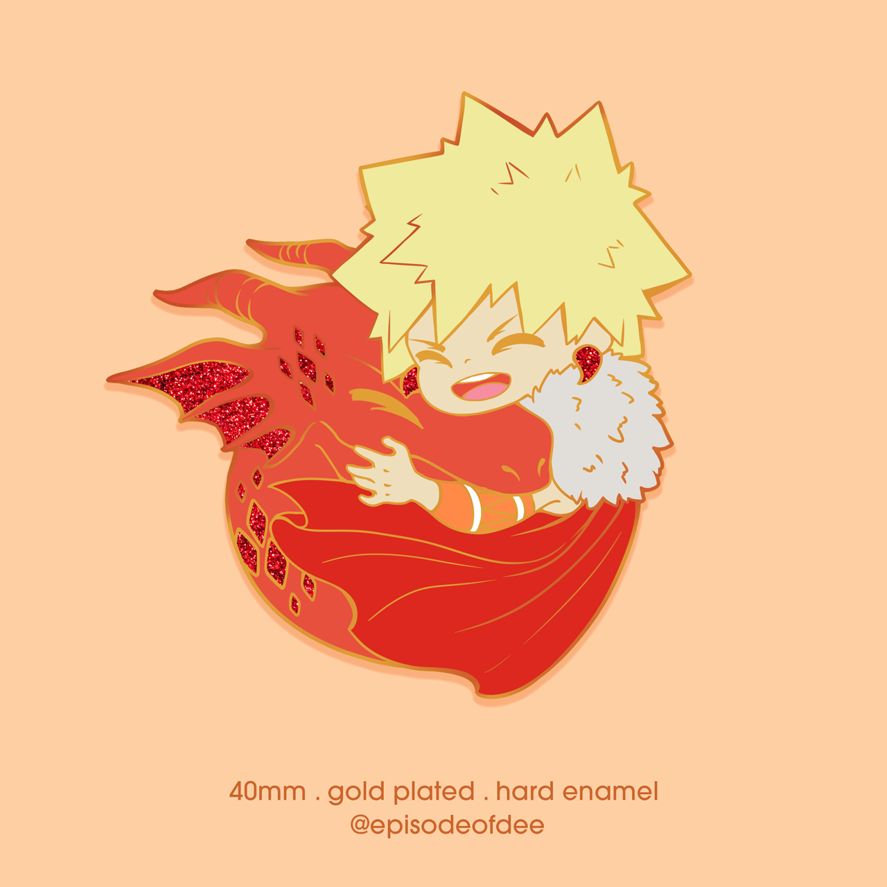 Fantasy Dragon : Enamel Pin