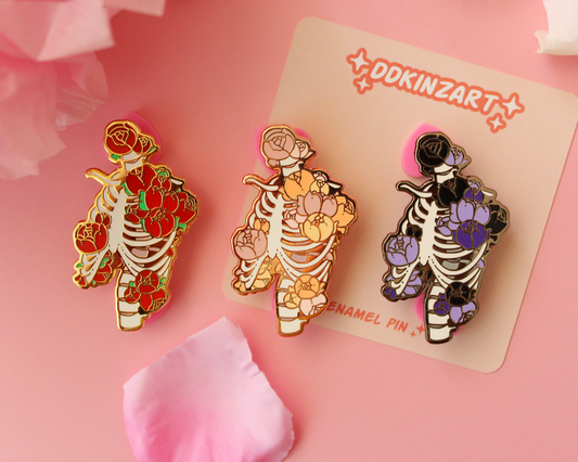 Peonies in your Bones: Charity Enamel Pins