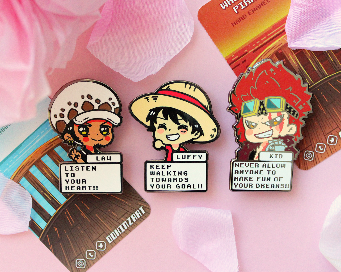 Wholesome Pirates: Enamel Pins