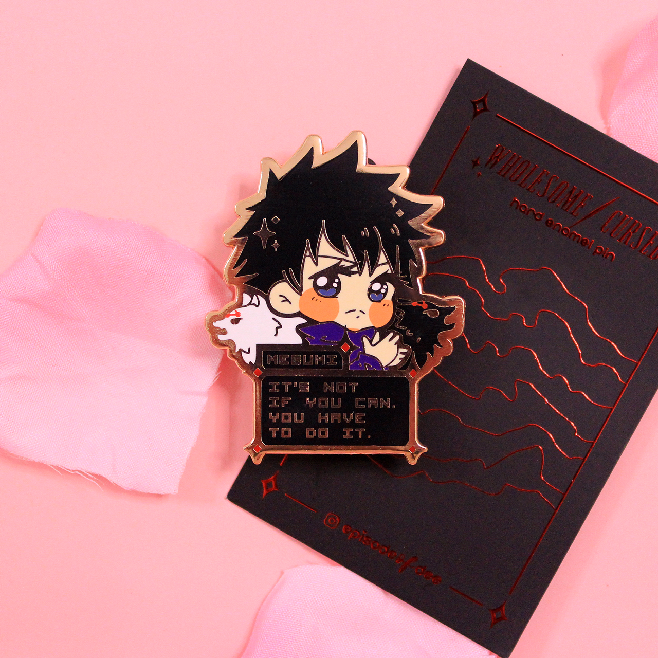 Wholesome / Cursed : Enamel Pins