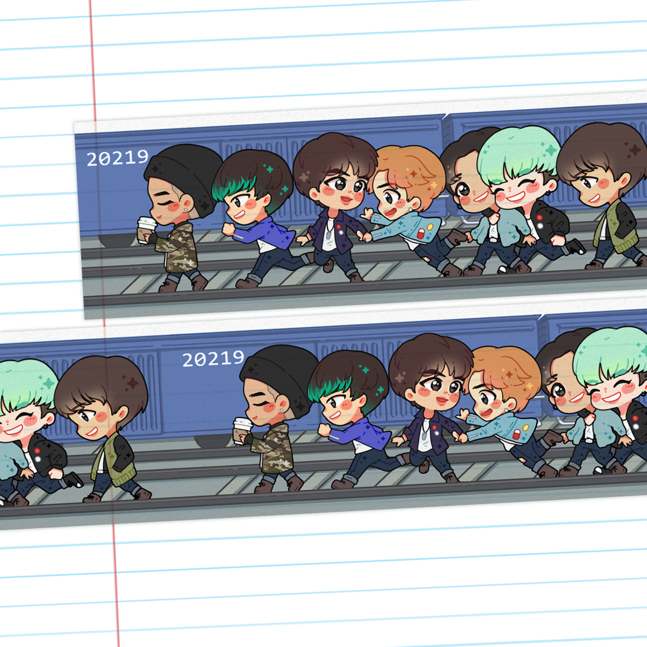 RUN : Washi Tape