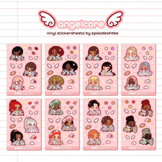 angelcore : vinyl stickersheets