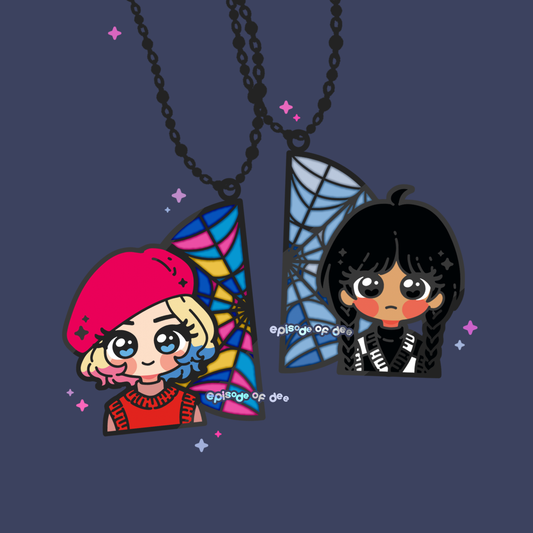 OPHELIA : Pendant & Enamel Pin