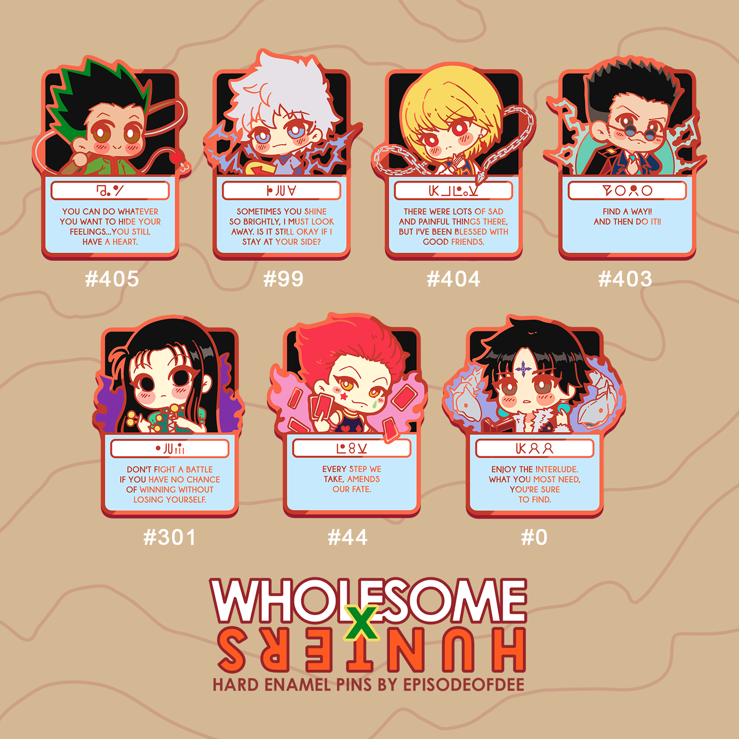 Wholesome Hunters : Enamel Pins