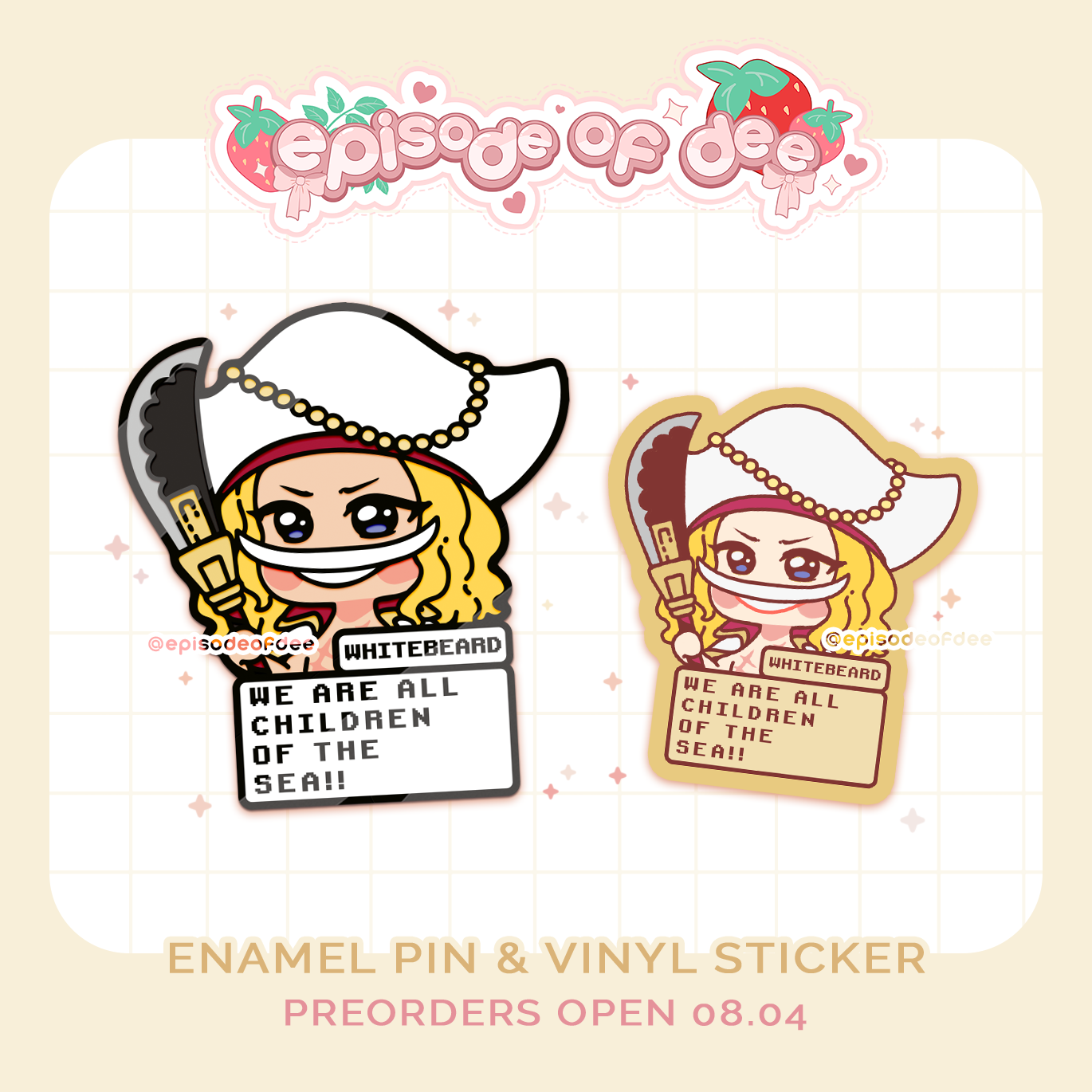 Wholesome Pirates: Enamel Pins
