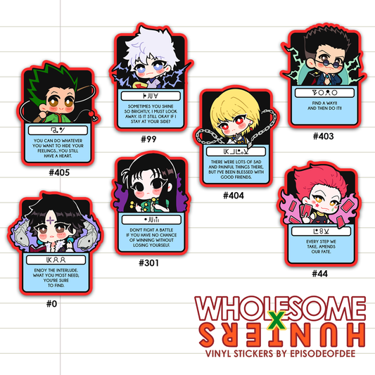 Wholesome Hunters: Vinyl Stickers
