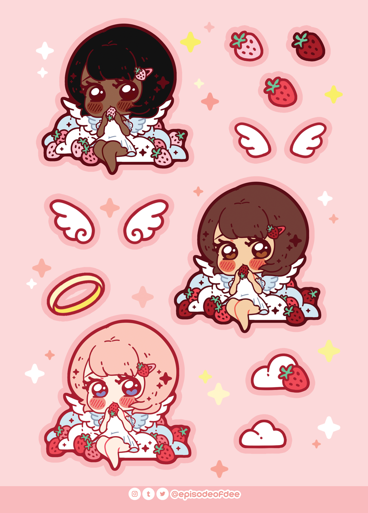 angelcore : vinyl stickersheets