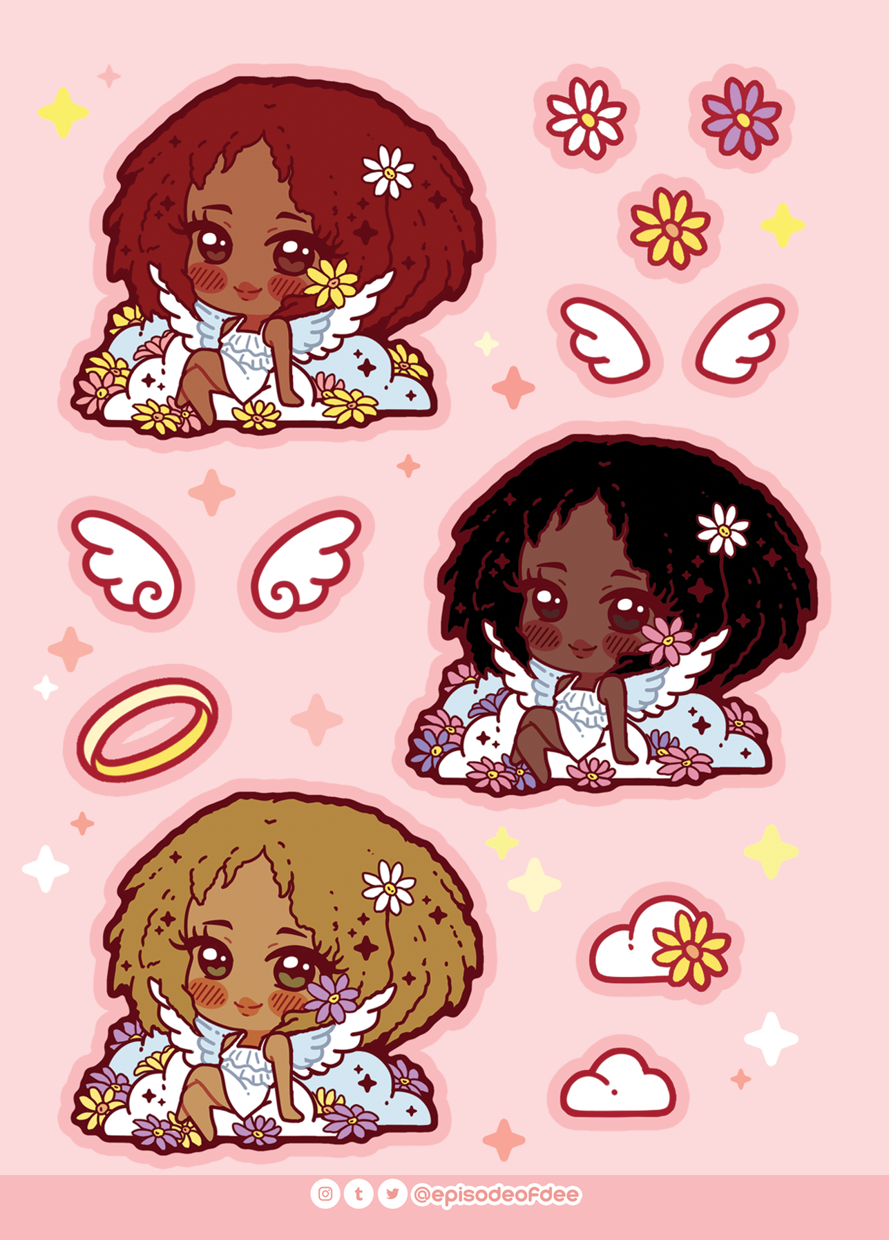 angelcore : vinyl stickersheets