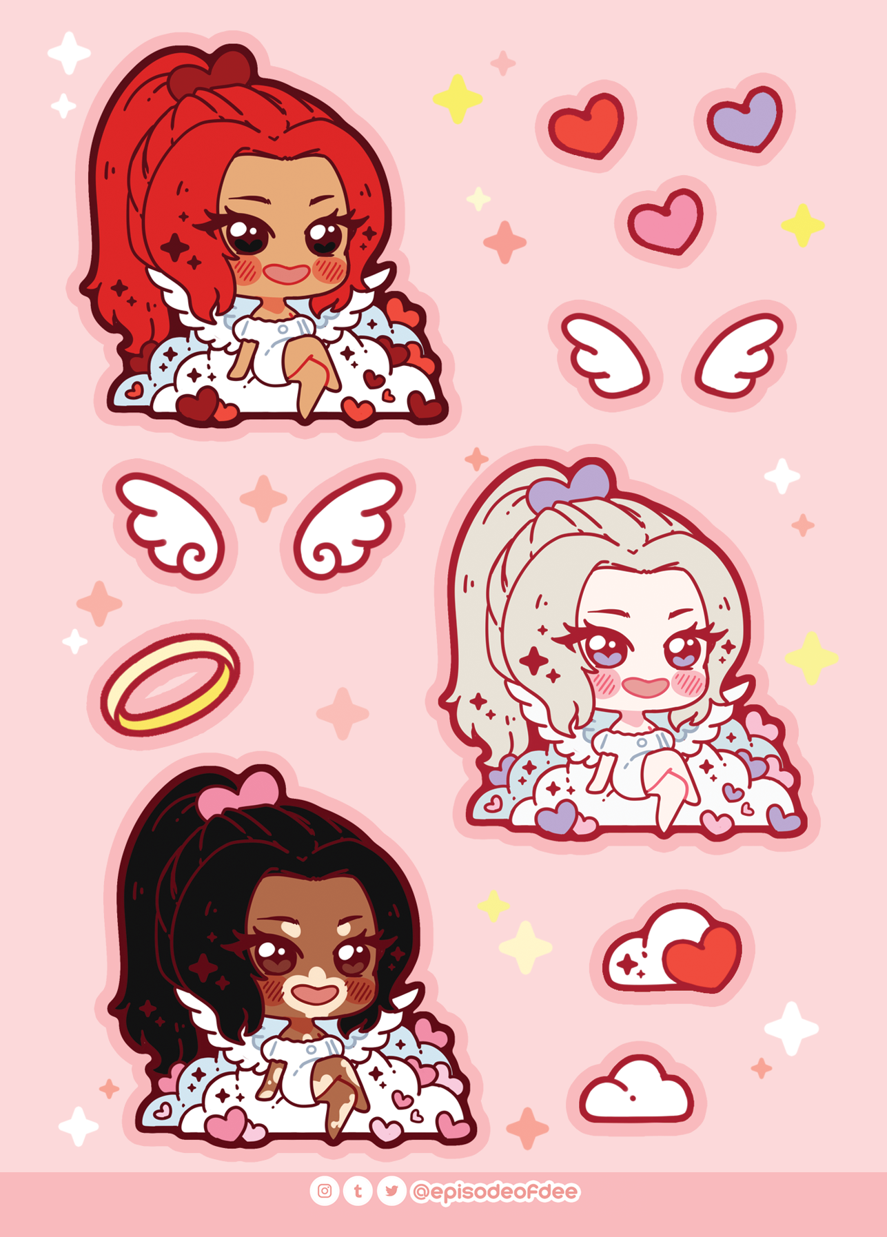 angelcore : vinyl stickersheets