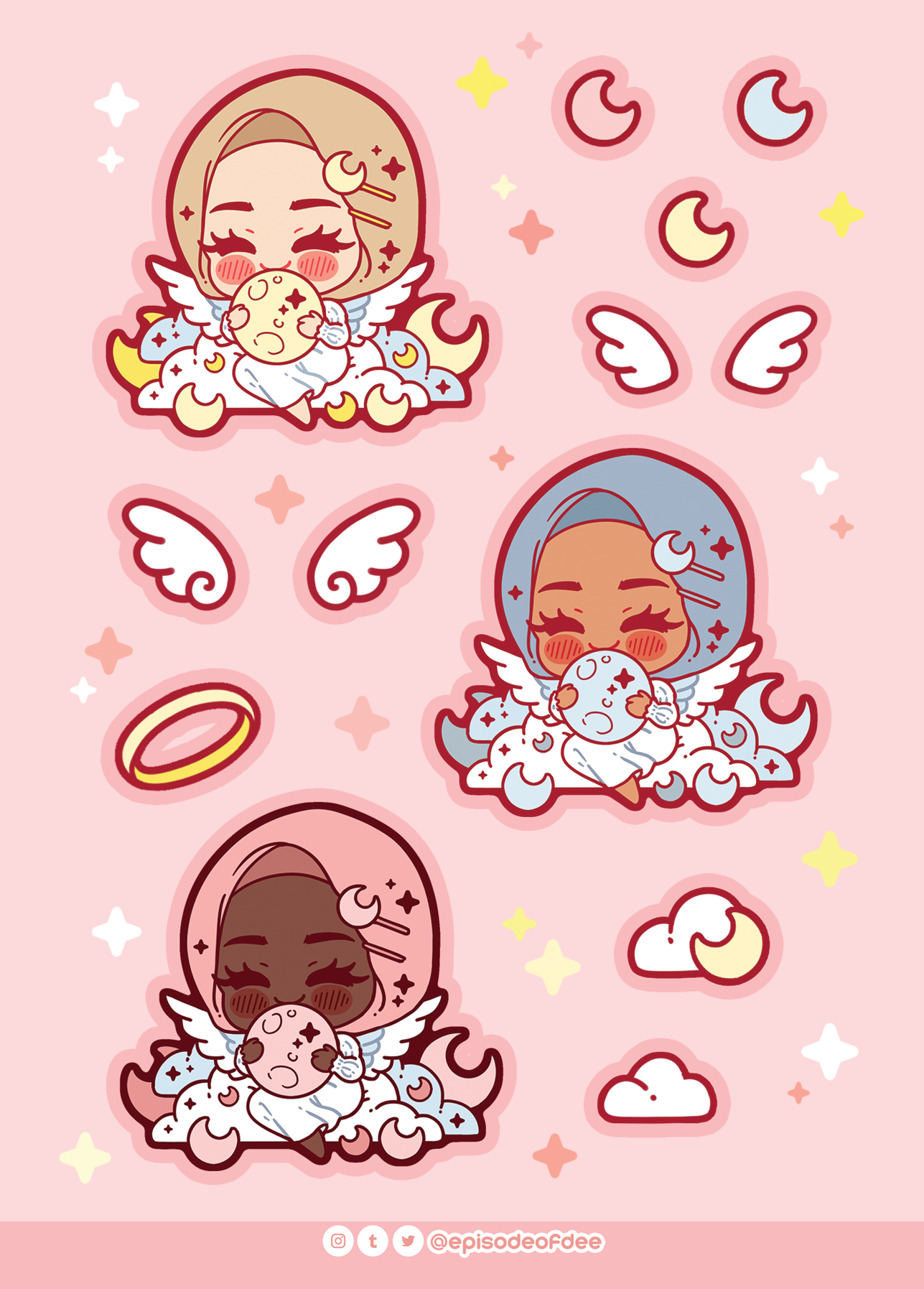 angelcore : vinyl stickersheets