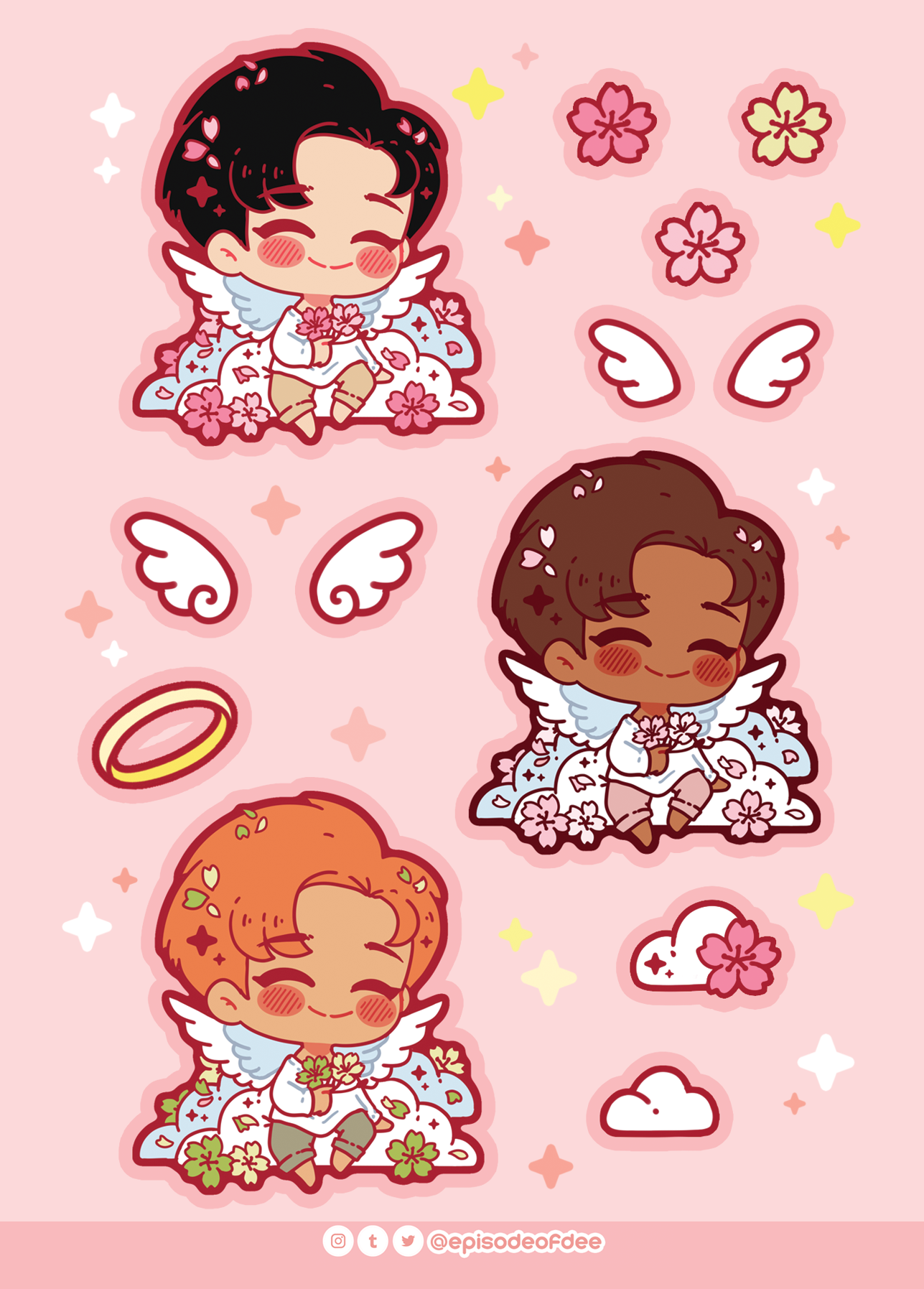 angelcore : vinyl stickersheets