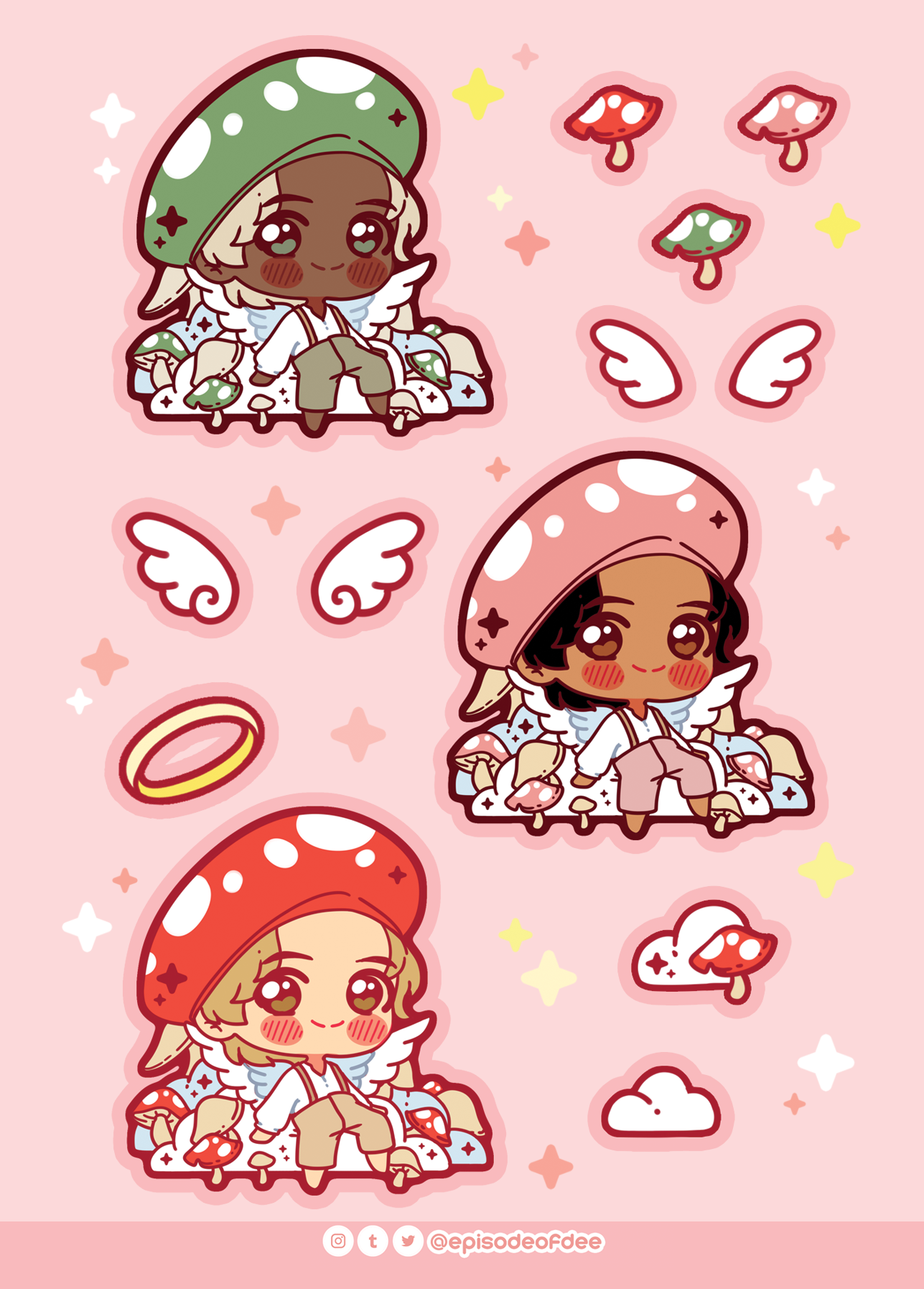 angelcore : vinyl stickersheets