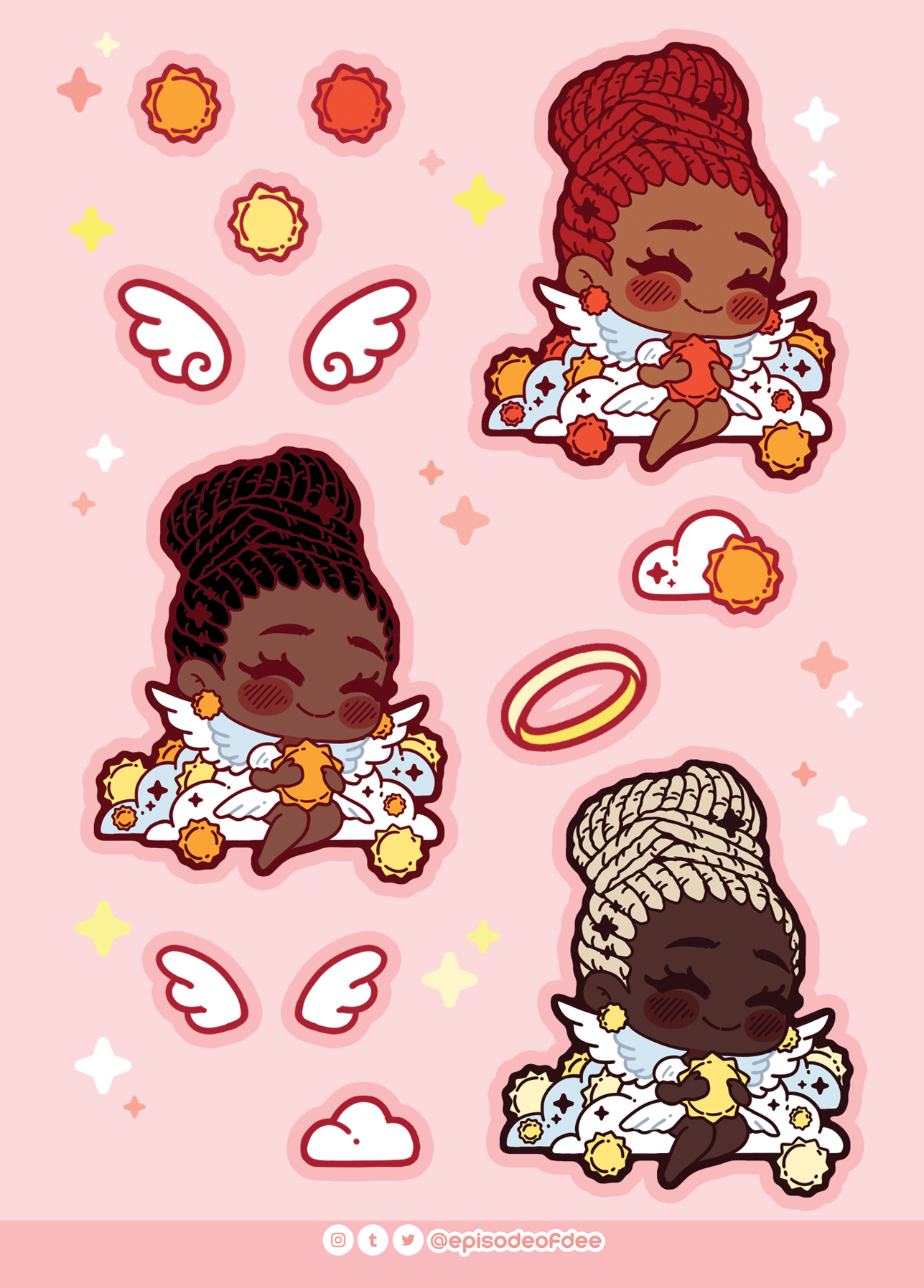angelcore : vinyl stickersheets