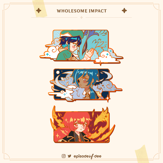 Genshin Impact : Enamel Pins