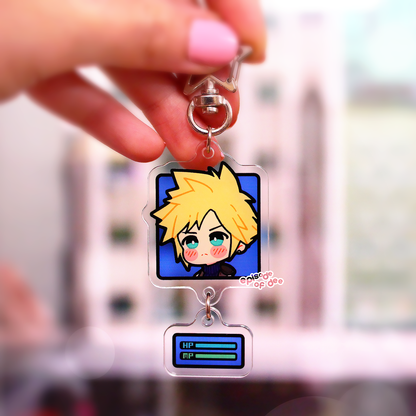 cloud : acrylic charm