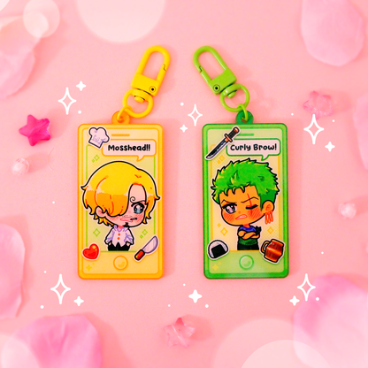 pirate smartphones : acrylic keychains