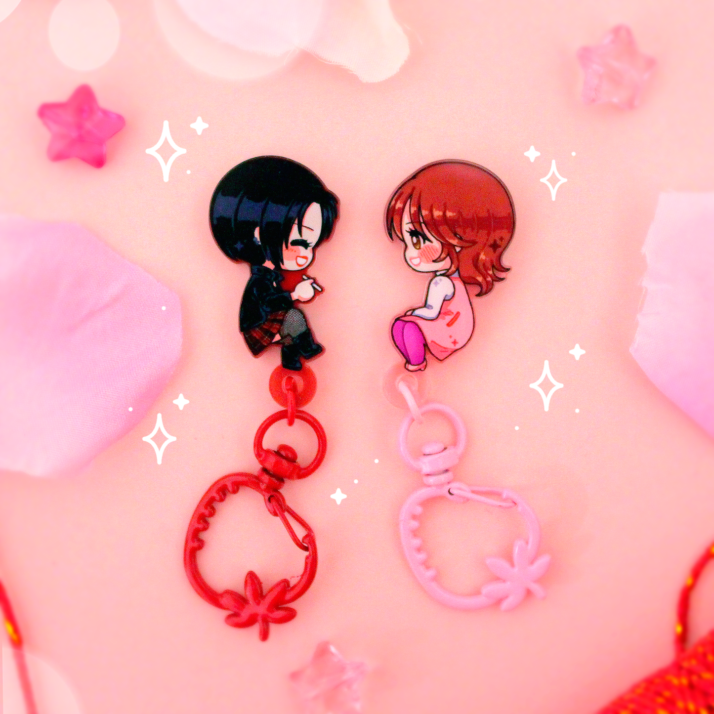 Nana : room 707 keyholder + keychains