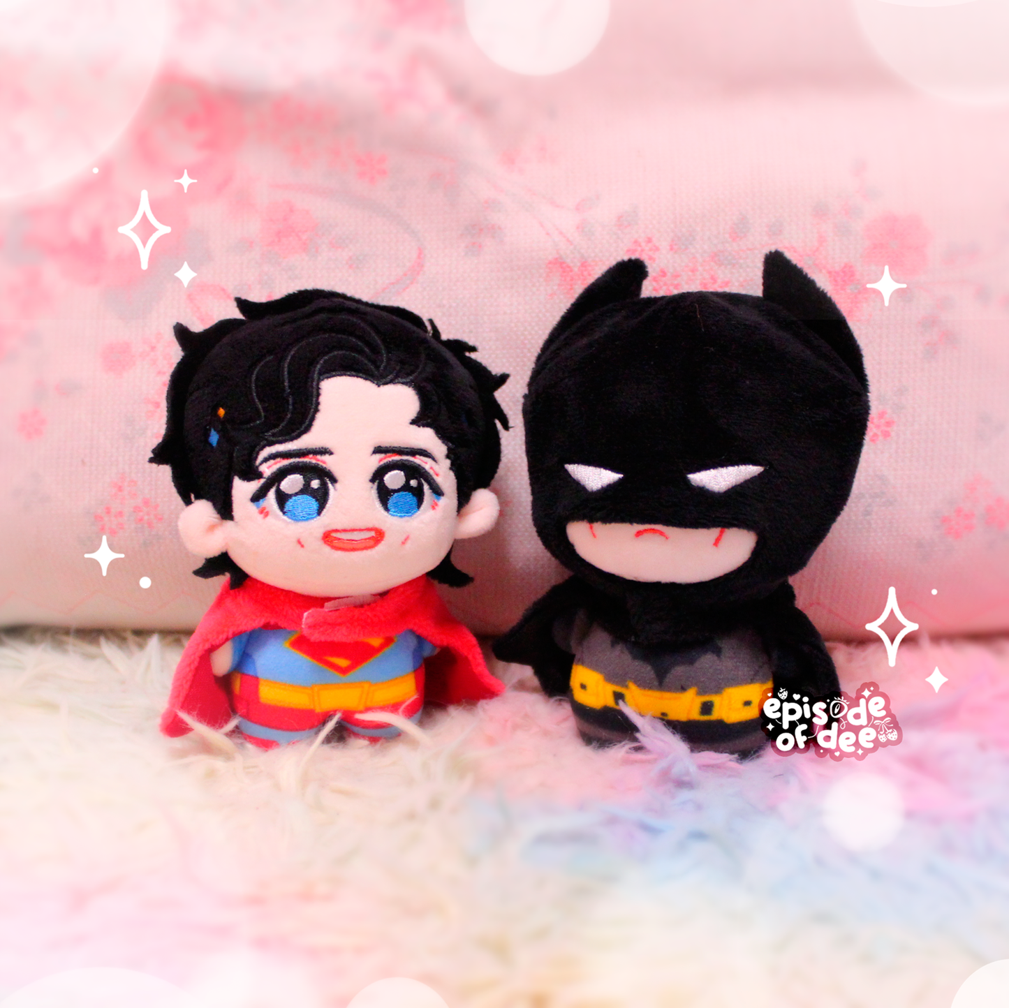 World's Finest : Plush keychains