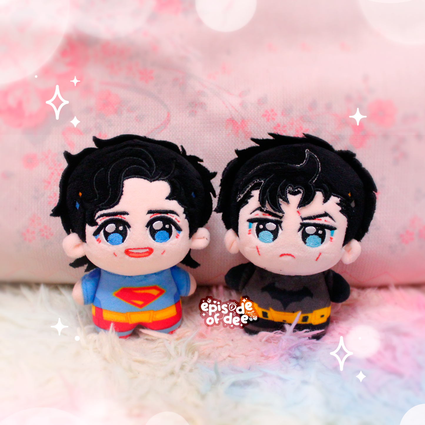 World's Finest : Plush keychains