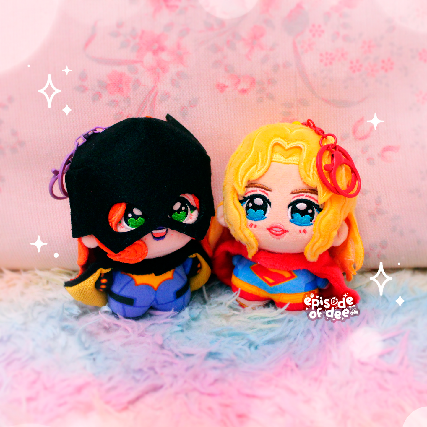 Girl Power : Plush keychains