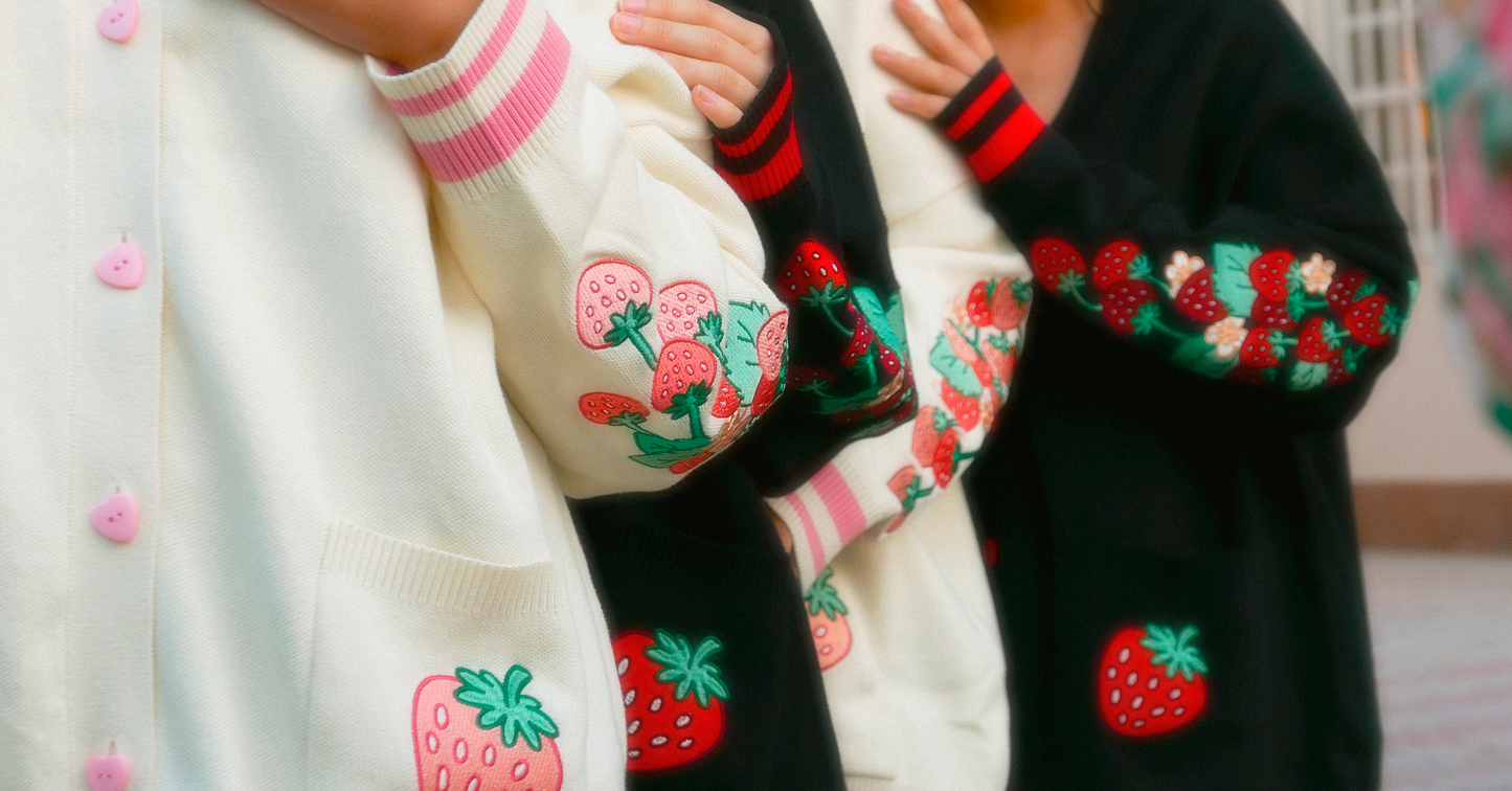 Strawberry Patch Cardigans 🍓