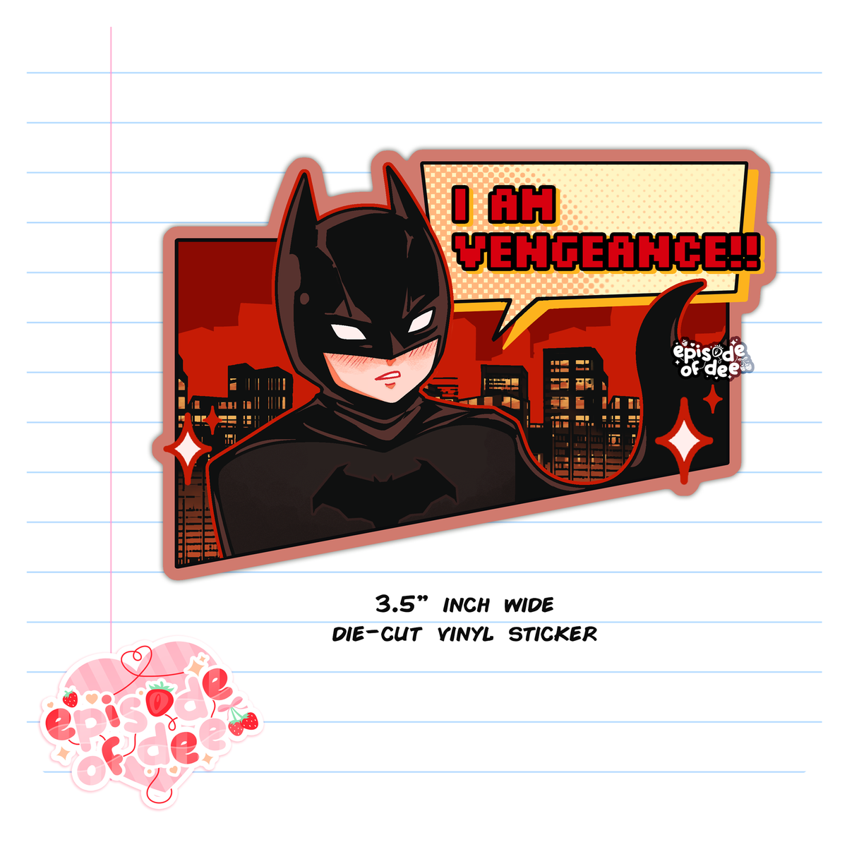 vengeance : Vinyl Sticker