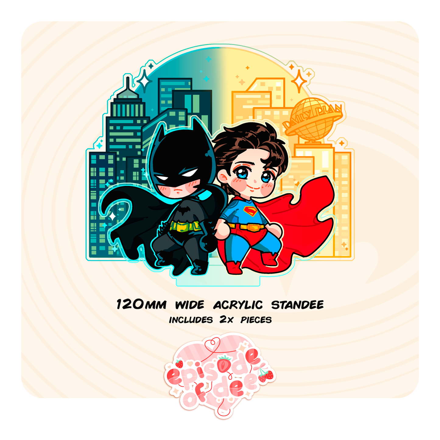 World's Finest : acrylic standee