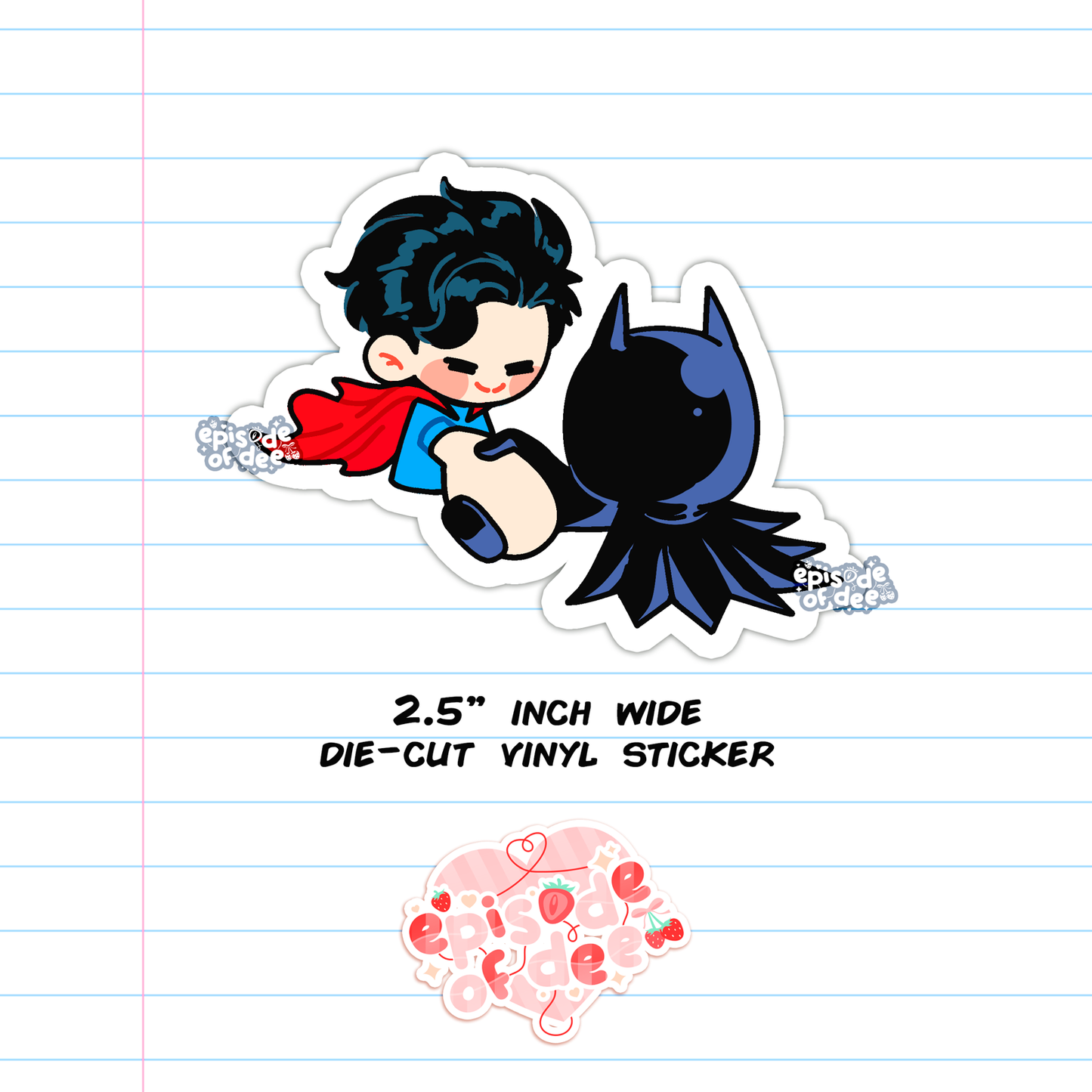 World's Finest : Vinyl Sticker