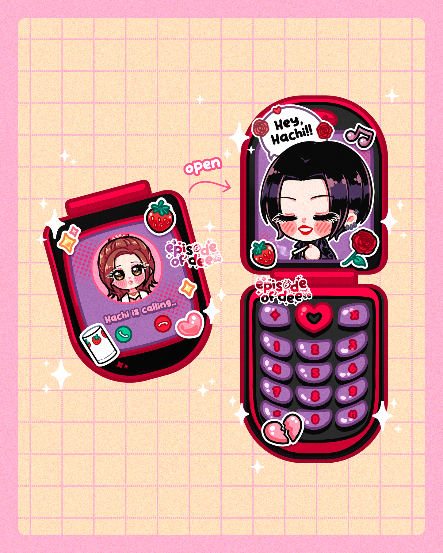Nana : flip phones
