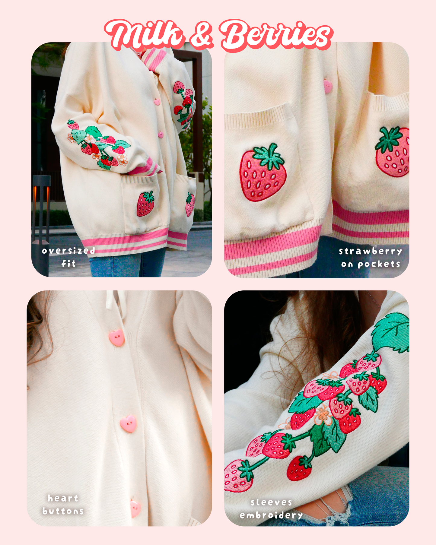 Strawberry Patch Cardigans 🍓