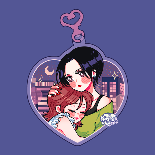 cityscape : acrylic charm