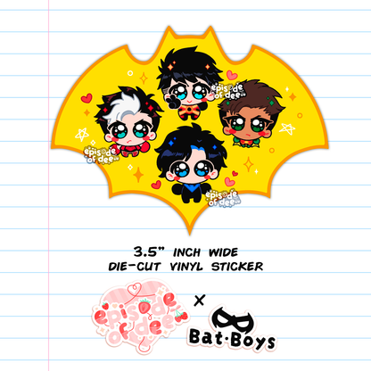 Bat Boy Sticker Bat Boys : Vinyl Stickers – episodeofdee