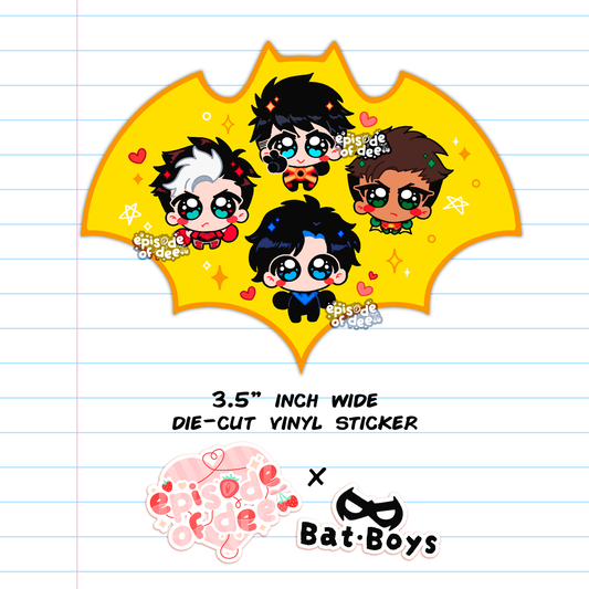Bat Boys : Vinyl Stickers [Preorders Open]