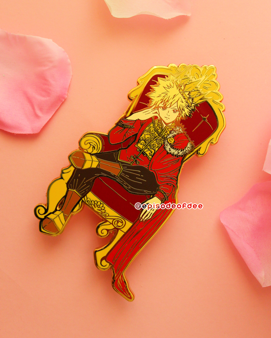 King : Enamel Pin